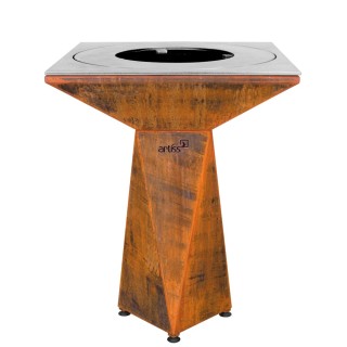 Palenisko ogrodowe Artiss G1 BASIC corten, płyta ze stali węglowej ref. 2605-21