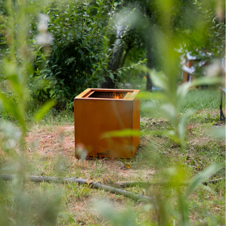 Zestaw Palenisko bezdymne Artiss Z1 corten + ruszt ref. 2609-12