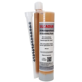 Pianka montażowa wysokotemperaturowa SILCADUR 110 - 1100°C 345ml