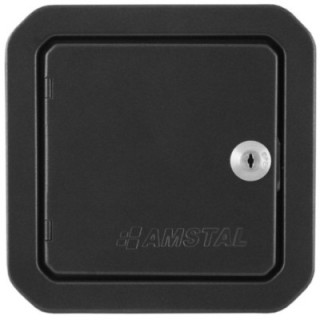 porte d'inspection 140x140mm noir mat