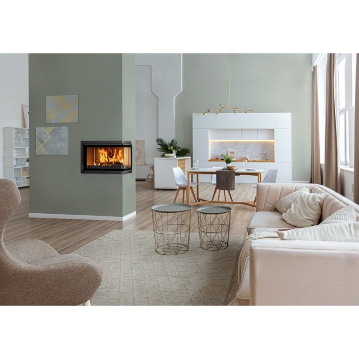 UNIFLAM 700 PLUS ECO prawa boczna szyba, szyber ref. 6273-72