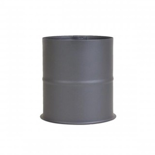Pellet Wandfutter doppelt 80 mm / 105 mm - Schornsteinanschluss