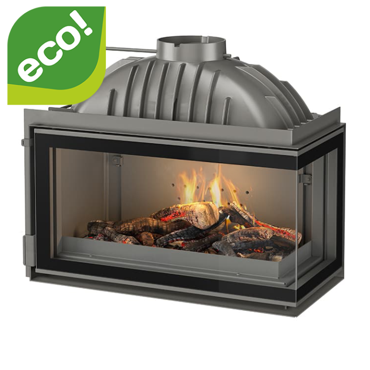 UNIFLAM 800 PLUS ECO prawa boczna szyba, szyber ref. 6283-72