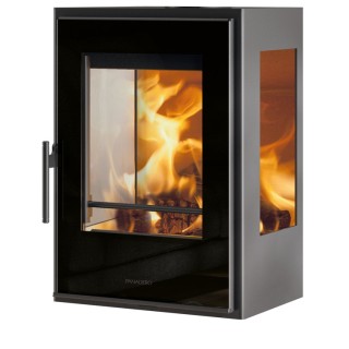 Poêle indépendant PANADERO INCA WALL EcoDesign, anthracite réf. 18508