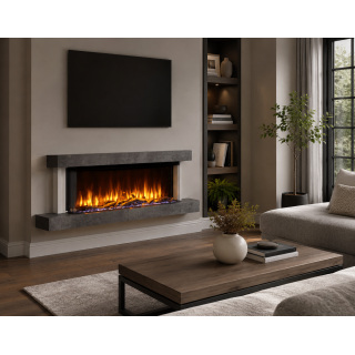 Electric fireplace C&J i1100e iRange Slimline