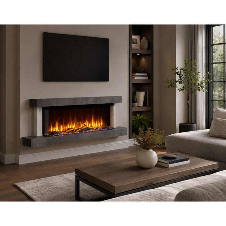 Electric fireplace C&J i1100e iRange Slimline