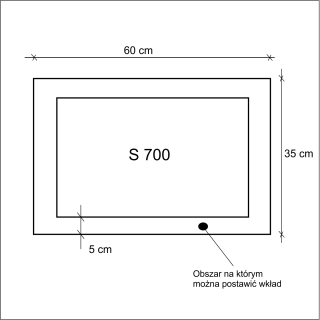 Base for insert Ref. S-700