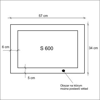 Support pour foyer de cheminée  réf. S-600