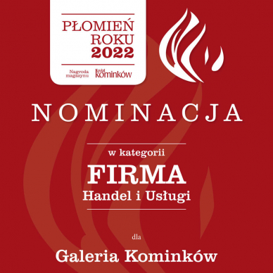 Nominacja do nagrody Płomień Roku 2022 w kategorii Firma Roku